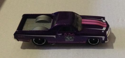1971 Camioneta Ranchero El Camino Morado - Hot Wheels toy car collectible - Main Image 2