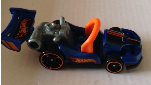 Carro De Carreras Azul Para Lego - Hot Wheels toy car collectible - Main Image 2