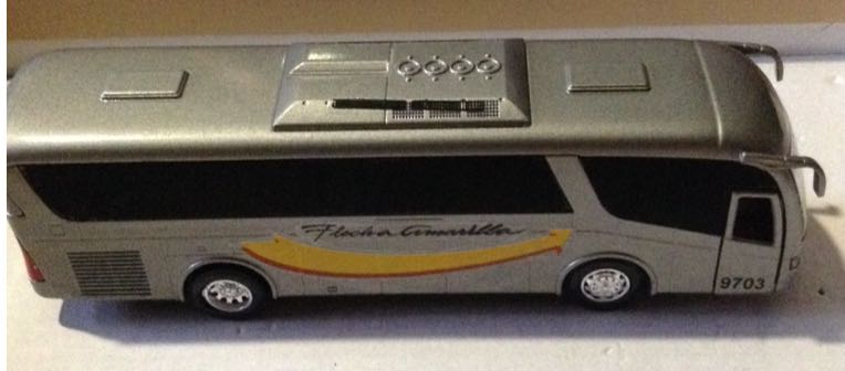 Camion De Pasajeros De Flecha Amarilla Gris - Kinsfun toy car collectible - Main Image 2