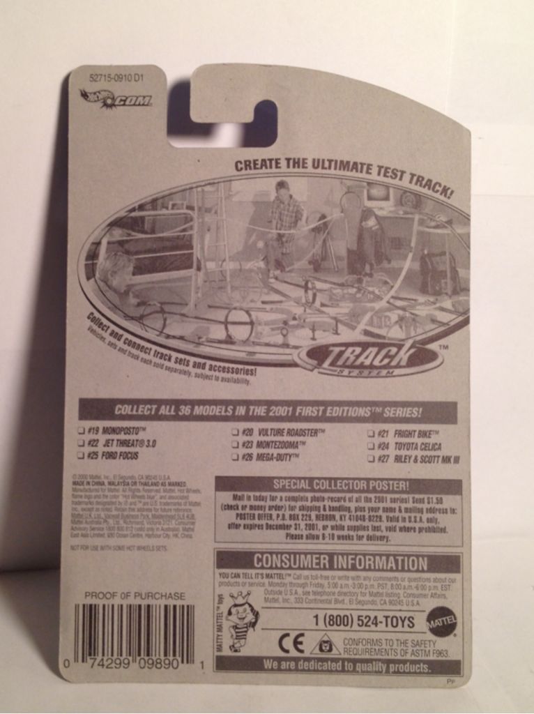 2001 First Edition - First Edition toy car collectible - Main Image 2