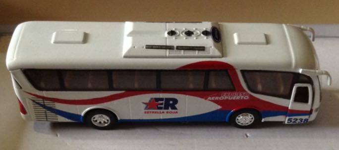 Camion De Pasajeros Estrella Roja Expresó Aeropuerto - Kinsfun toy car collectible - Main Image 2