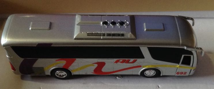 Camion De Pasajeros Gris AU - Kinsfun toy car collectible - Main Image 2