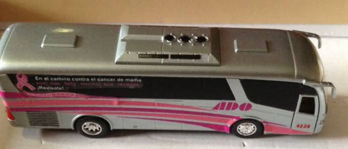 Camion De Pasajeros ADO Rosa - Kinsfun toy car collectible - Main Image 2