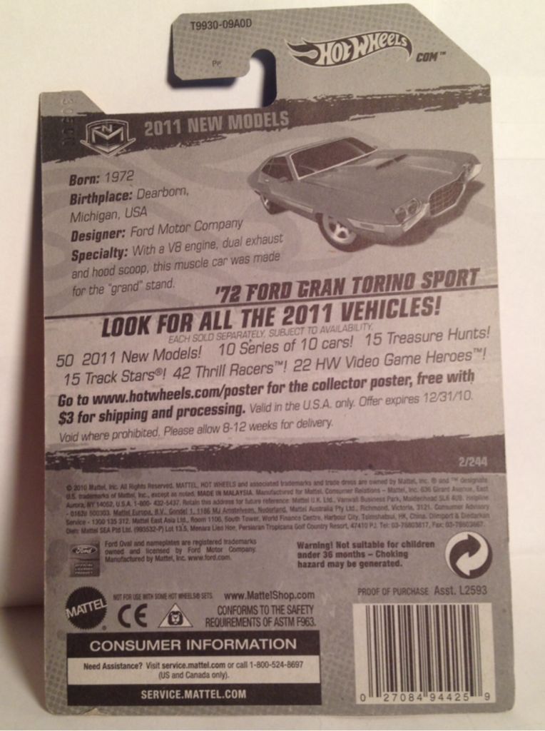 2011 New Models - New Models toy car collectible - Main Image 2