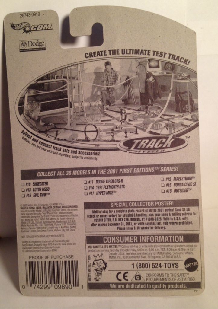 2001 First Editions - First Editions toy car collectible - Main Image 2