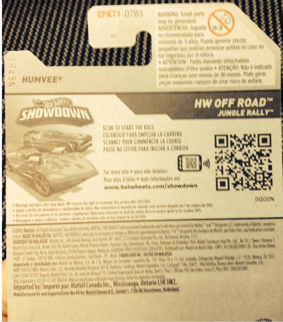 Humvee - ’15 HW Off-Road toy car collectible - Main Image 2