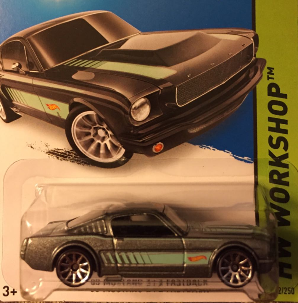 65 Mustang 2+2 Fastback - HW Speed Graphics toy car collectible - Main Image 1