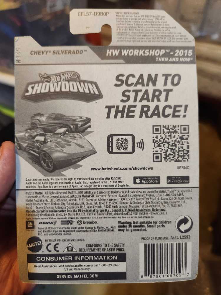 Chevy Silverado - HW WORKSHOP toy car collectible - Main Image 2