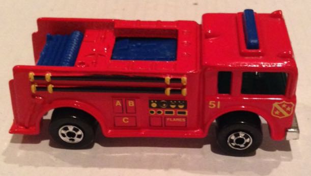 Camion De Bomberos Sirena Azul - Hot Wheels toy car collectible - Main Image 2