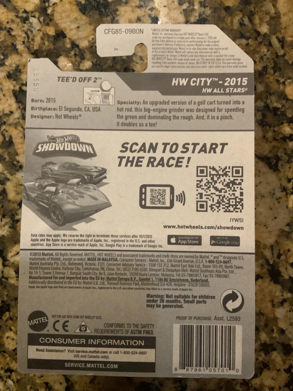 Tee’d Off 2 - HW All Stars toy car collectible - Main Image 3