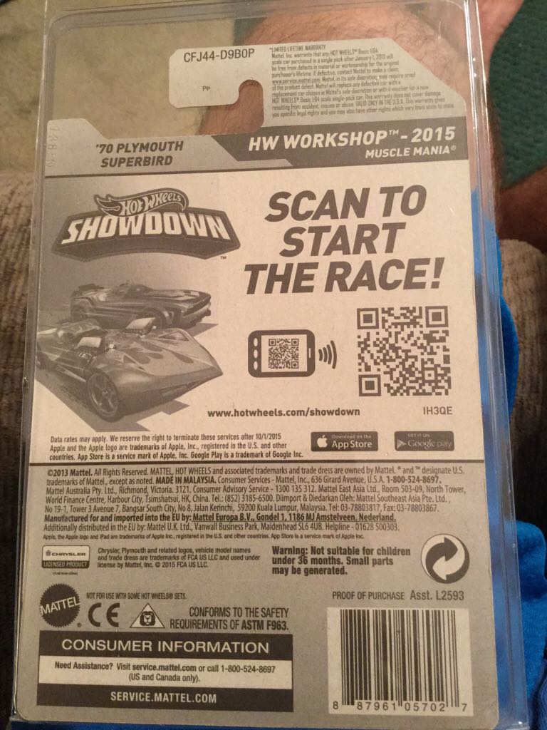 Super Th Plymouth Superbird 1970  toy car collectible - Main Image 2