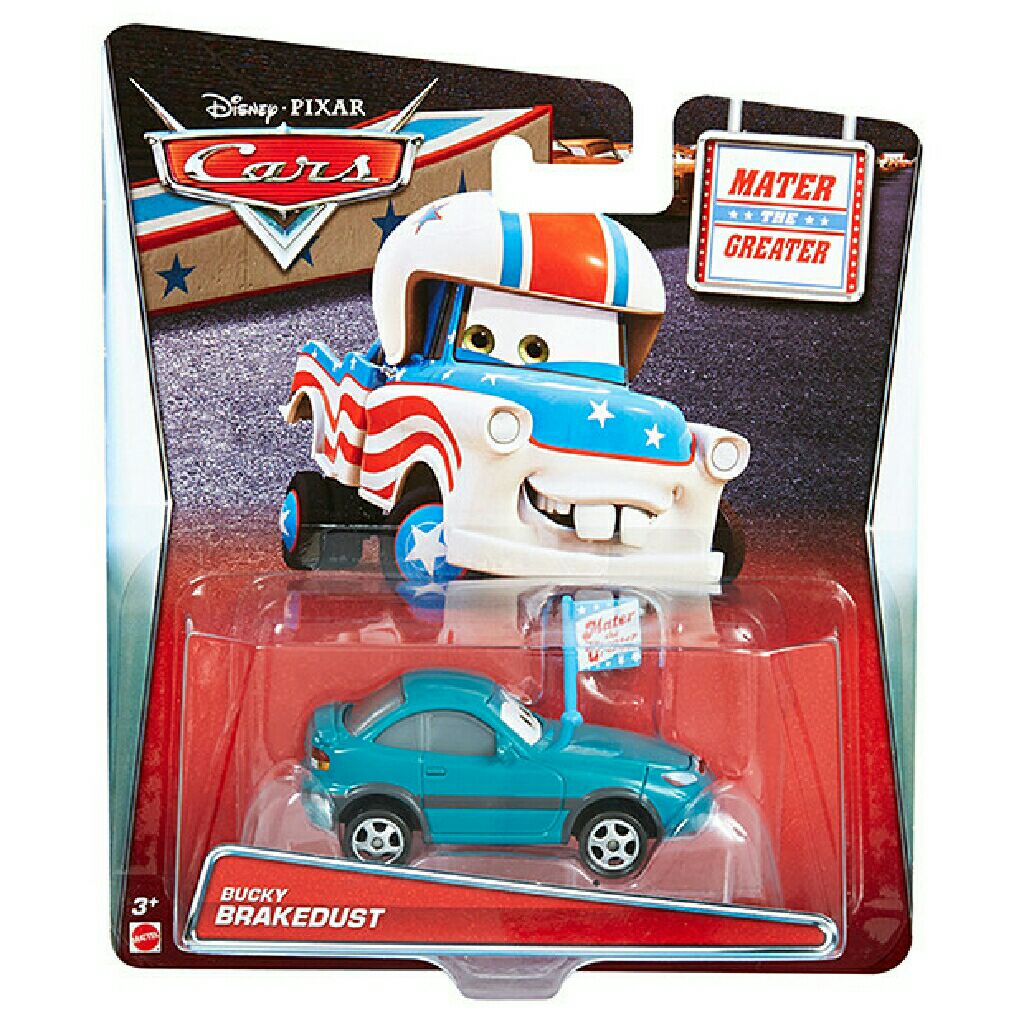Daredevil Lightning McQueen with Teeth - CARS TOON (Mater the Greater) toy car collectible - Main Image 1