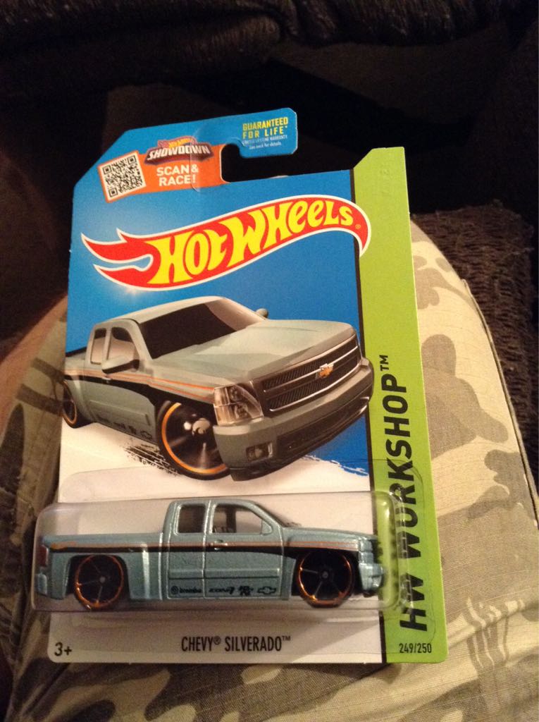 Chevy Silverado - ’15 HW Workshop toy car collectible - Main Image 1