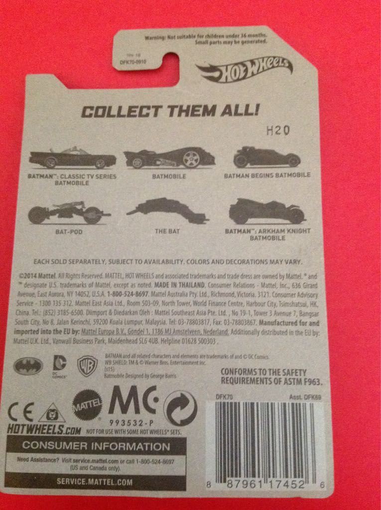 BATMOBILE - BATMAN toy car collectible - Main Image 2