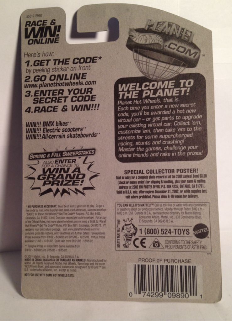 2002 Mainline - Code Car Game toy car collectible - Main Image 2