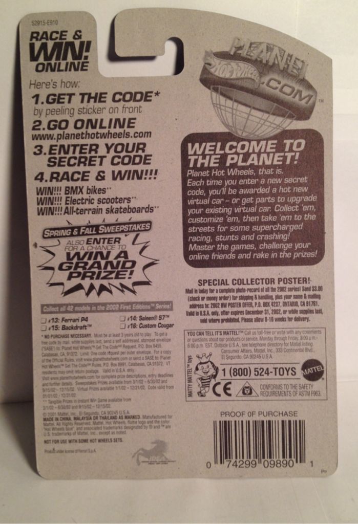 Ferrari P4 - 2002 First Editions toy car collectible - Main Image 2