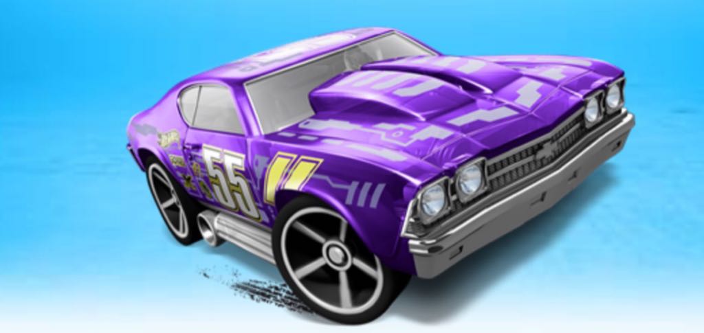 ’69 Chevelle - 2015 HW Race - X-Raycers toy car collectible - Main Image 2