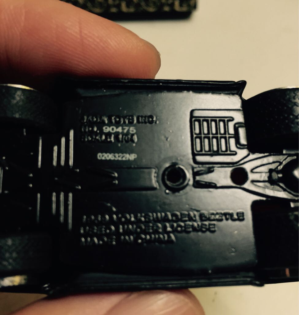 OLDSKOOL 1959 VOLKSWAGEN BEETLE BUG Matte Black LOOSE - Oldskool DUB CITY 5 Deep Pack toy car collectible - Main Image 2