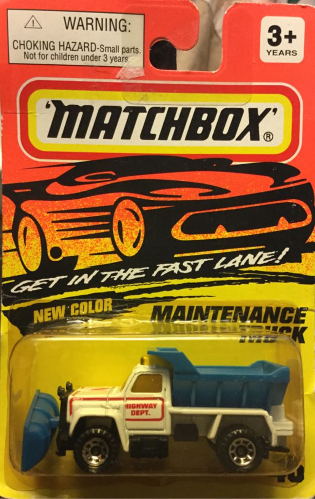 Maintentance Truck toy car collectible - Main Image 1