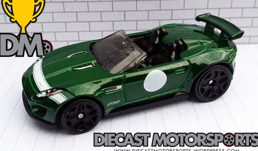 ’15 Jaguar F-Type Project 7 - HW Race: Track Aces toy car collectible - Main Image 2