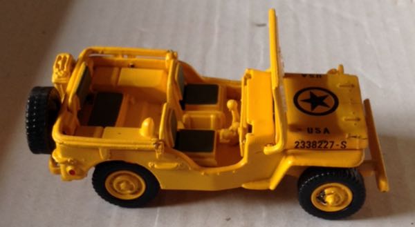 Wwii Jeep Amarillo - Jonny Lighting toy car collectible - Main Image 2