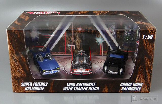Super Friends Batmobile, 1966 Batmobile With Trailer Hitch & Comic Book Batmobile toy car collectible - Main Image 1