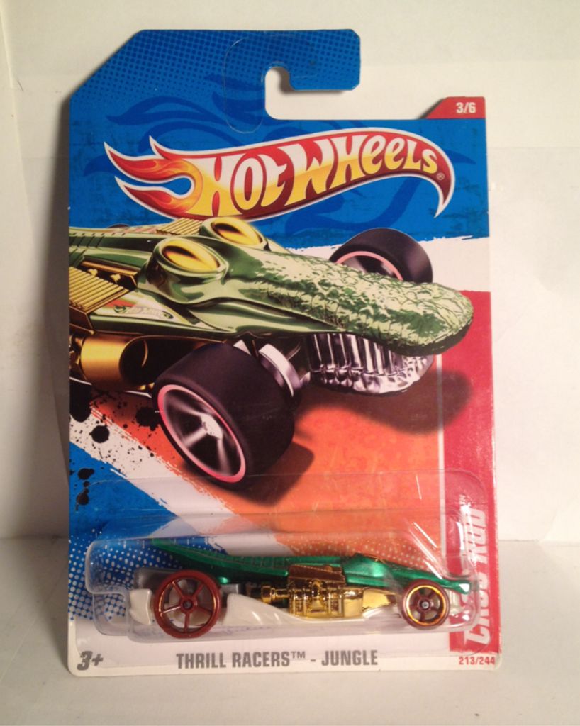 2011 Mainline - Thrill Racers - Jungle toy car collectible - Main Image 1