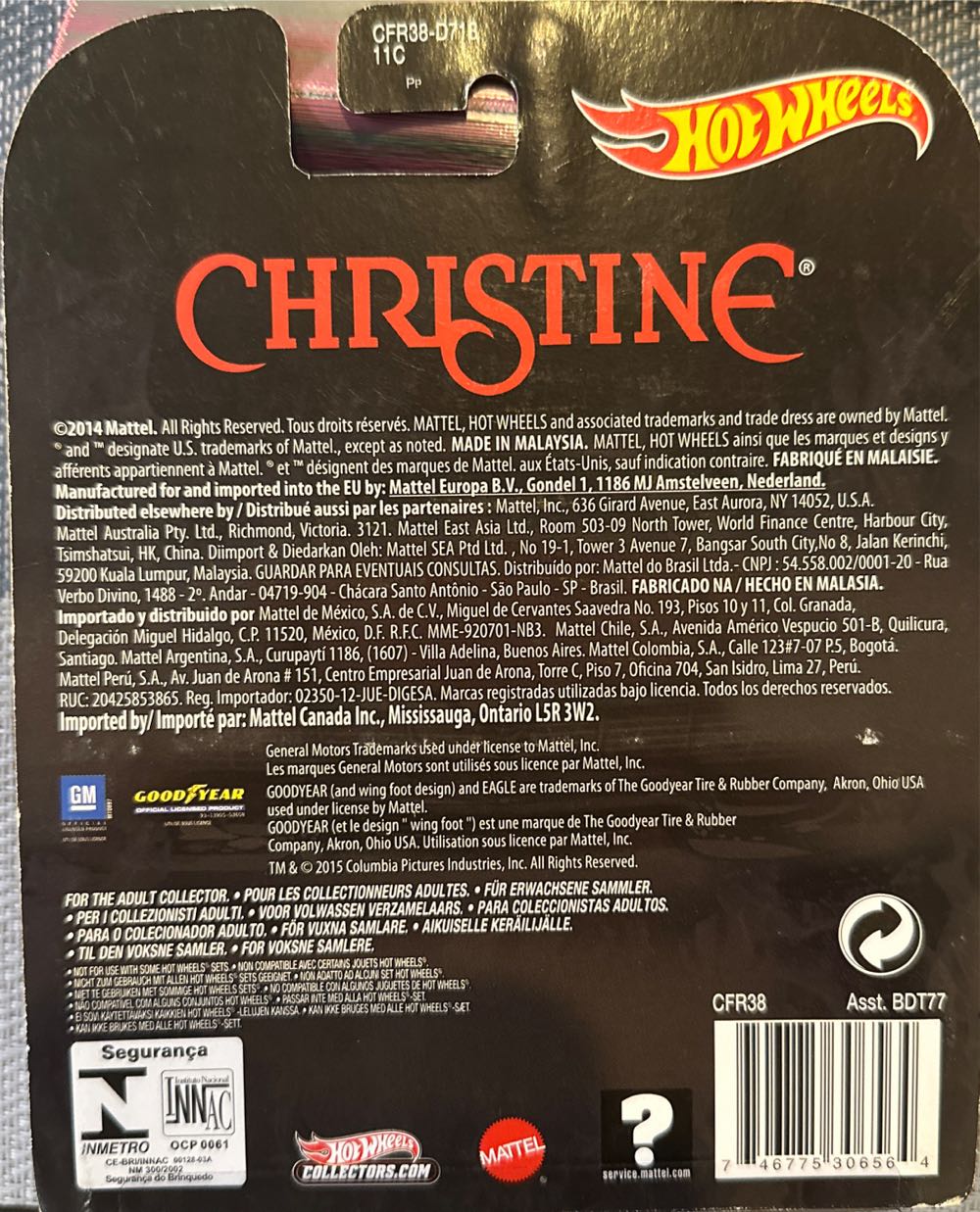 ’67 Camaro - Christine - 2015 Retro Entertainment Series toy car collectible - Main Image 2