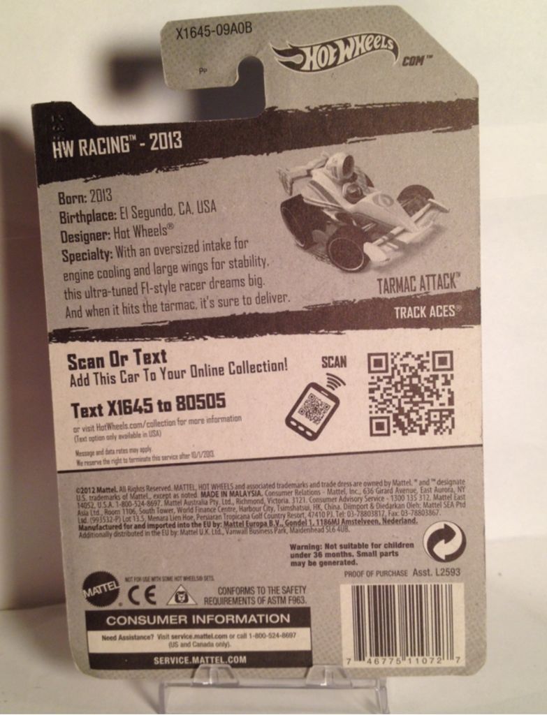 2013 HW Racing - HW Racing toy car collectible - Main Image 2