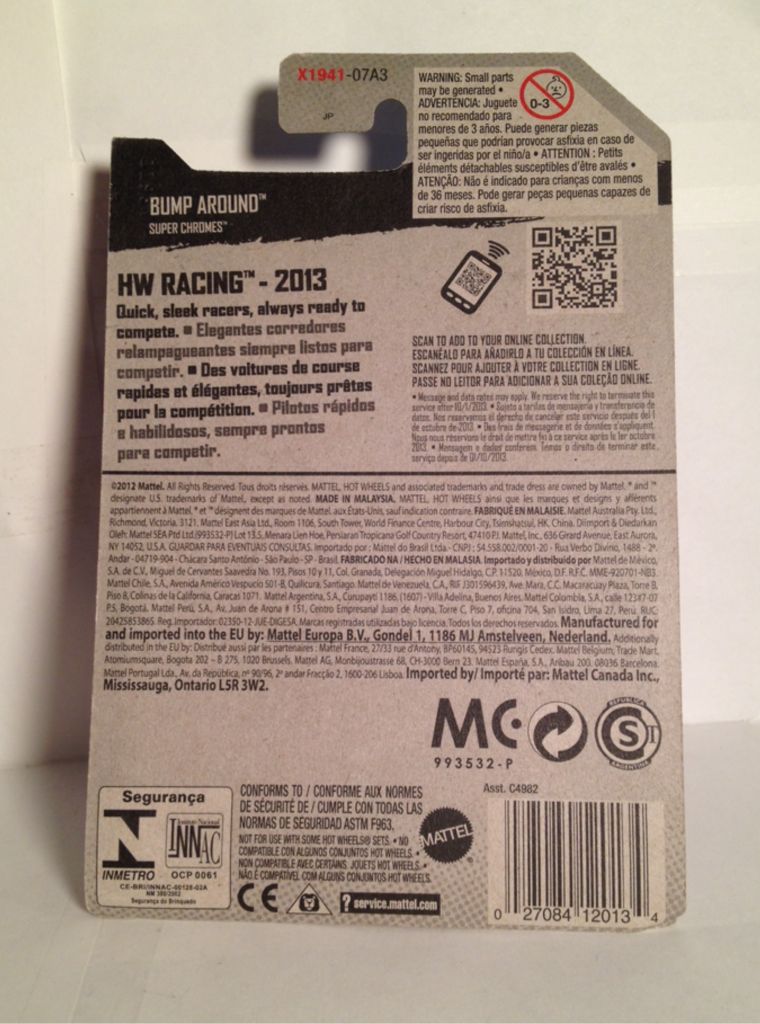 2013 HW Race - Hw Race Super Chrome toy car collectible - Main Image 2