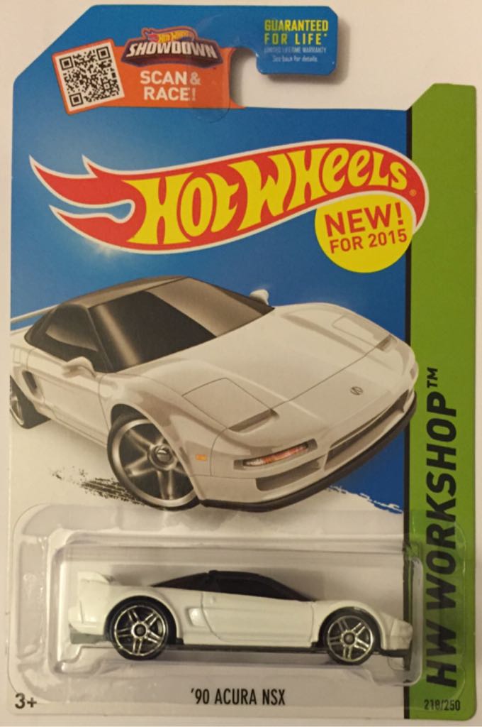 Acura NSX, 1990 - Mainline - HW Workshop toy car collectible - Main Image 1
