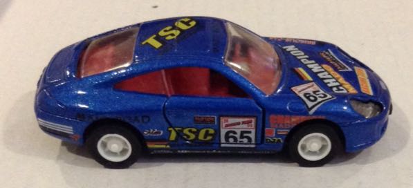 Porche 996 Azul Champion Numero 65 - Majorette toy car collectible - Main Image 2