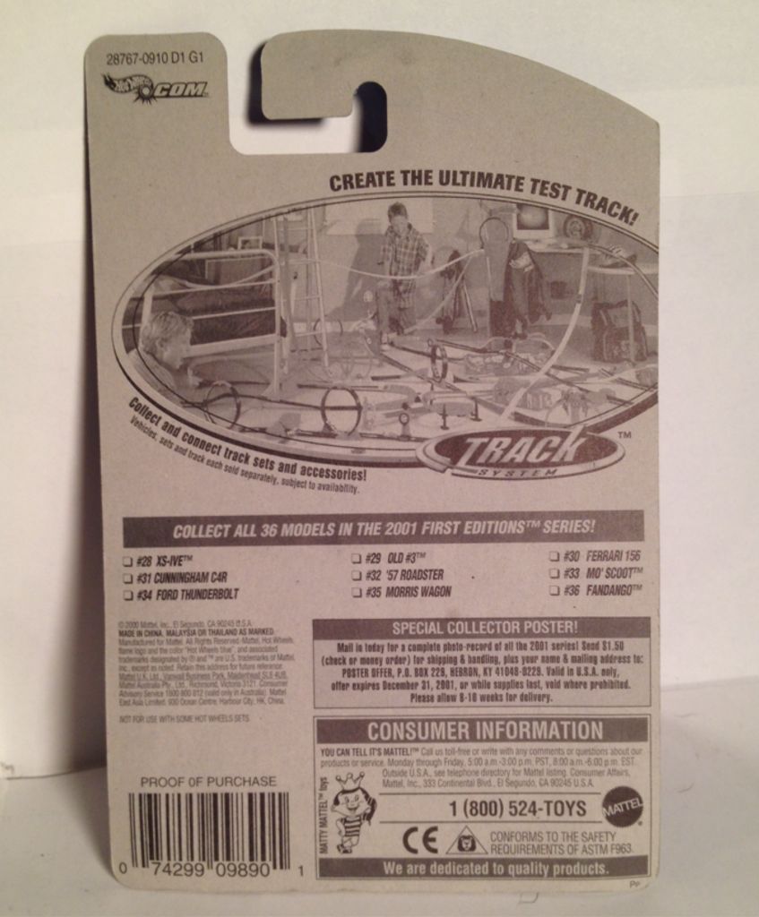 XS-IVE - 2001 First Editions toy car collectible - Main Image 2