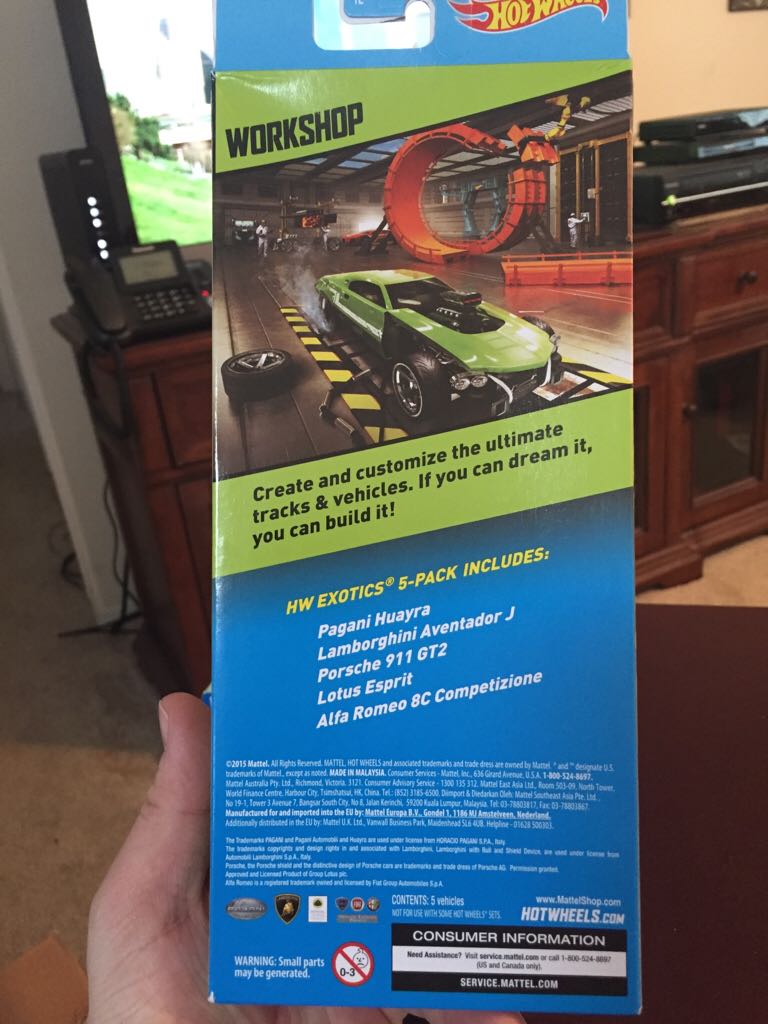 Hw Exotics 5-pack - 5 pack toy car collectible - Main Image 2