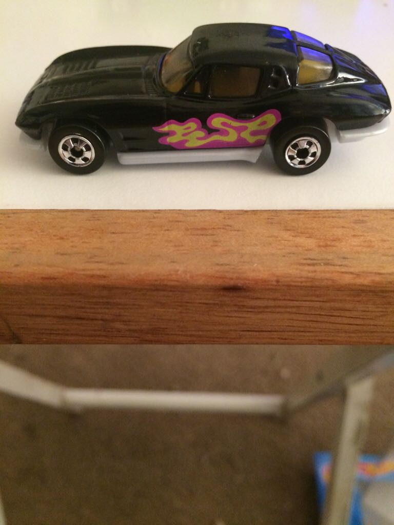 63 Corvette - 1991: McDonalds Black  toy car collectible - Main Image 1
