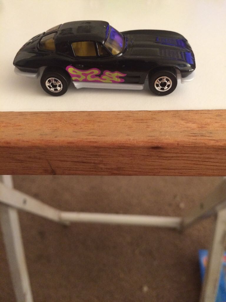 63 Corvette - 1991: McDonalds Black  toy car collectible - Main Image 2