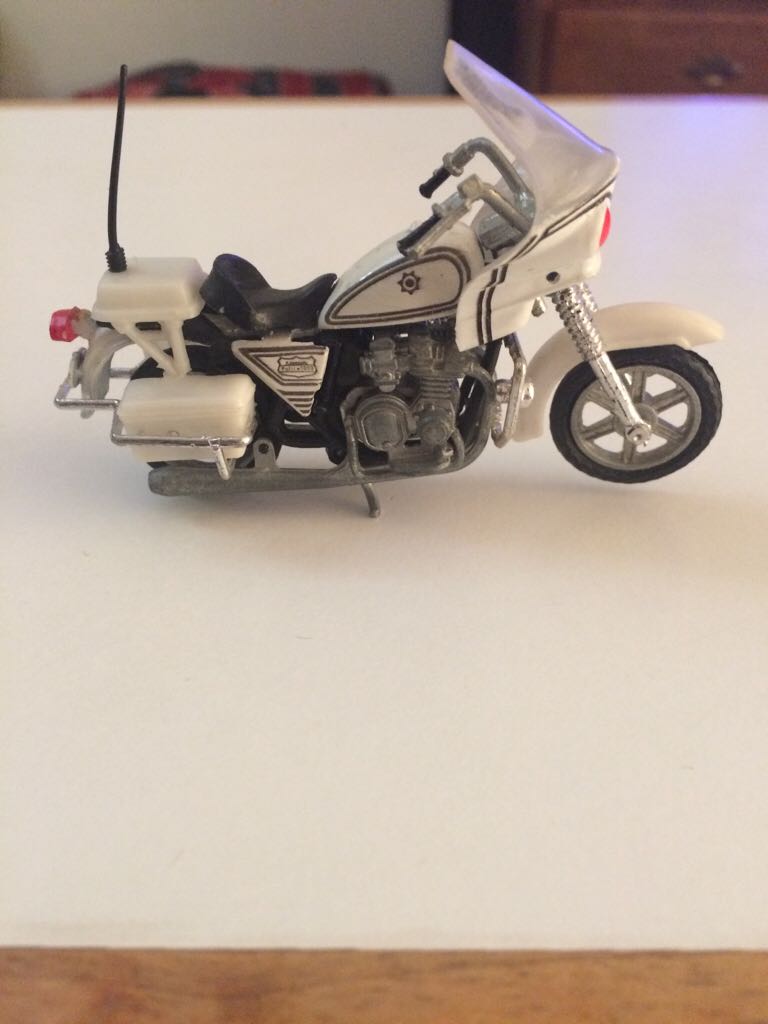 Police Motorcycle  toy car collectible - Main Image 2