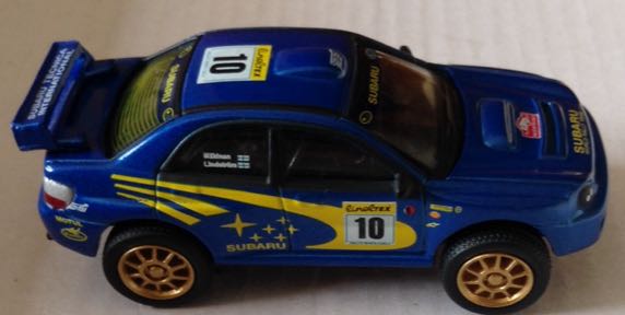 Carro De Carreras Subaru Azul Numero 10 - NewRay toy car collectible - Main Image 2