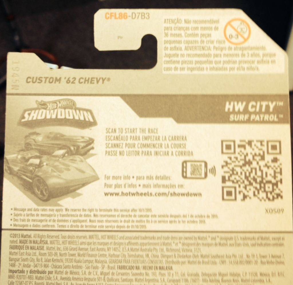 1962 Custom Chevy - HW City: Surf Patrol toy car collectible - Main Image 2