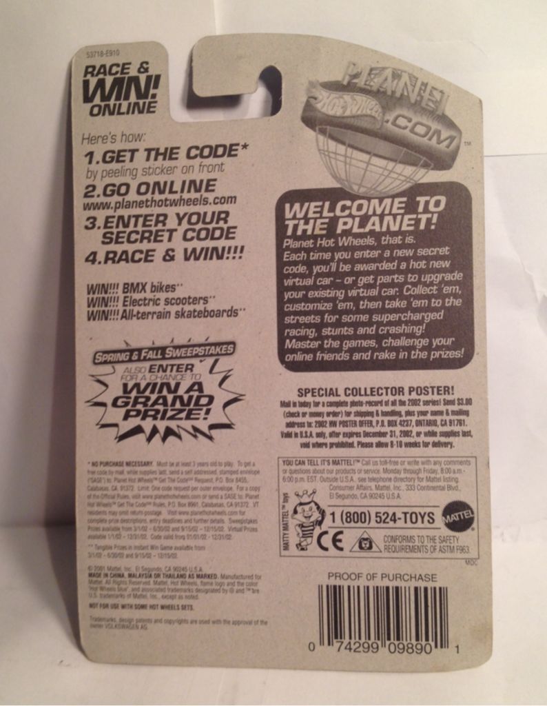 VW BUG - Mainline toy car collectible - Main Image 2