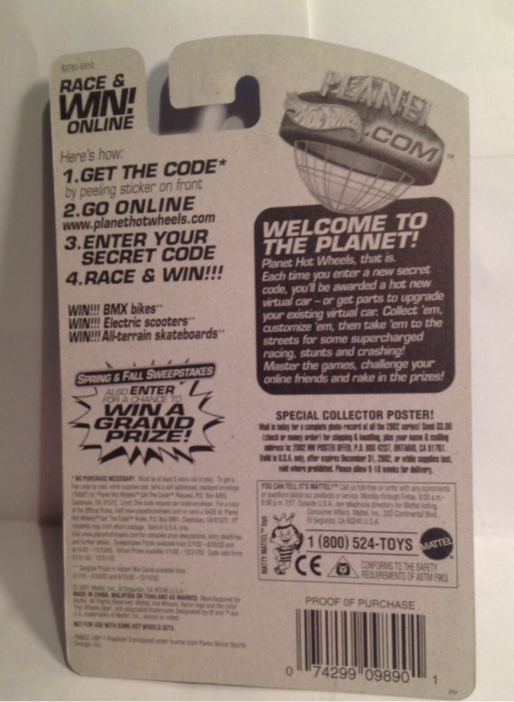 2001 Mainline - Mainline toy car collectible - Main Image 2