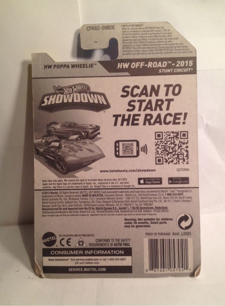 2015 HW Off-Road - HW Off-Road Stunt Circuit toy car collectible - Main Image 2