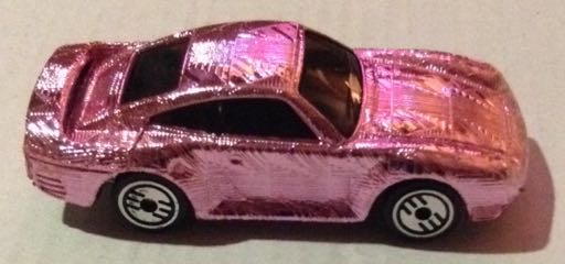 Porche Rosa Metalico - Hot Wheels toy car collectible - Main Image 2