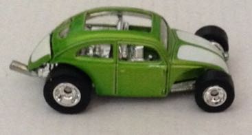 volkswagen Beatle Verde - Hot Wheels toy car collectible - Main Image 2