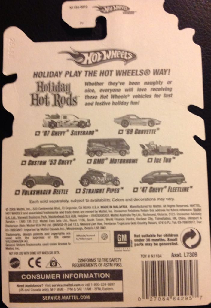 47 Chevy Fleetline - 2008 Holiday Hot Rods toy car collectible - Main Image 2