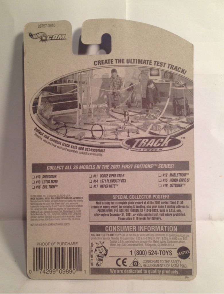 Hyper Mite - 2001 First Editions toy car collectible - Main Image 2