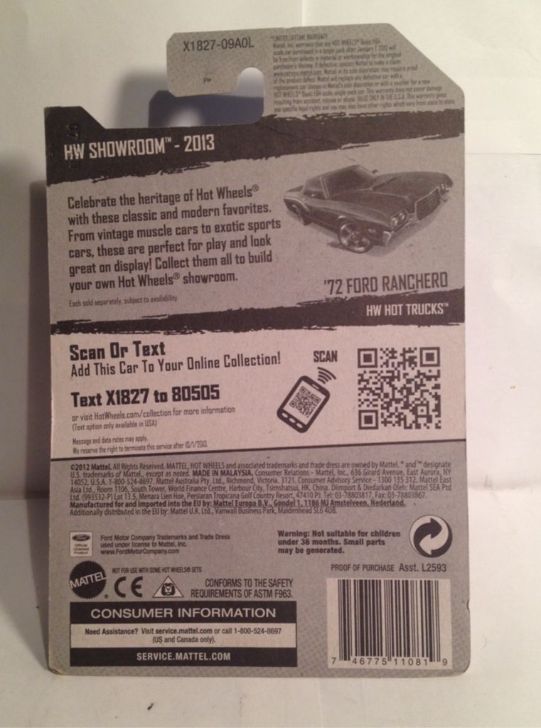 2013 HW Showroom - HW Showroom Hot Trucks toy car collectible - Main Image 2