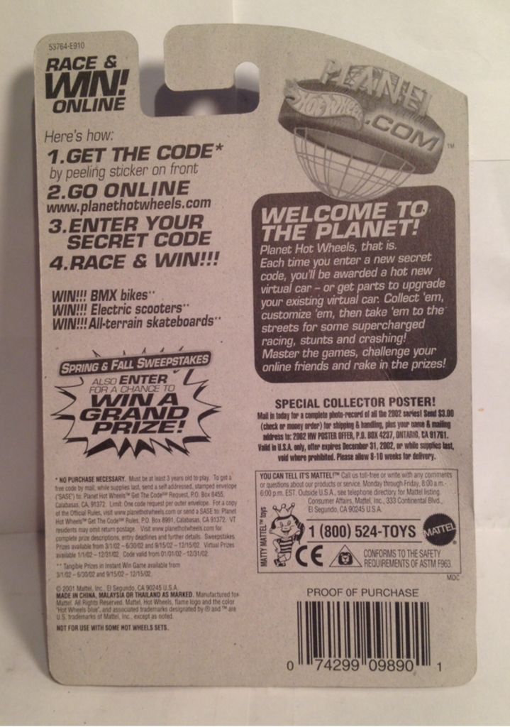 2001 Mainline - Mainlines toy car collectible - Main Image 2