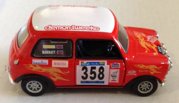 Mini Cooper Rojo De Carreras - Hongwell toy car collectible - Main Image 2