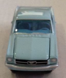 1965 Mustang Azul Cielo Fast Back - Johnny Lightning toy car collectible - Main Image 1